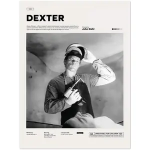 Dexter Season 1 Minimal TV Series Crime Drama Poster 2006