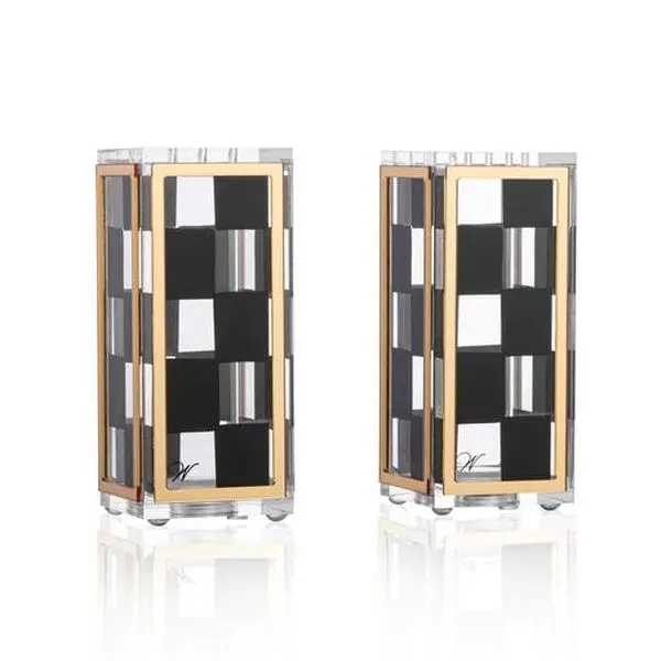 Onyx Salt Shakers