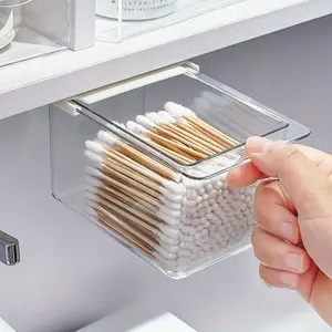 Expandable Bathroom Storage Rack, Under Cabinet Hanging Shelf, Adjustable Organizer for Sink Area, Space-Saving Bath Accessory