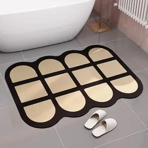 Soft Comfortable Algae Mud Rug, Non-Slip Hand Washable Mat, Available in 4 Sizes, Ideal for Living Room Bedroom Decor