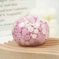 Flower Blocks Pink White