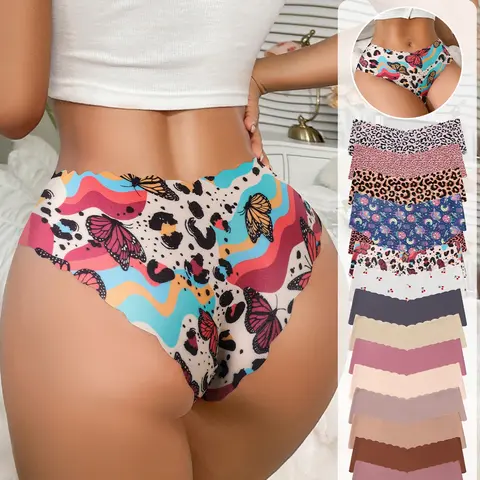 Women's Seamless Underwear Set, Fashion Inner Wear, Soft Skin-Friendly, Ideal for All Seasons, Daily Wear & Casual Sports, Available in Multiple Quantities
