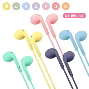 Universal 3.5mm Stereo Earphones Sports Music Earplugs Wired Microphone for Xiaomi