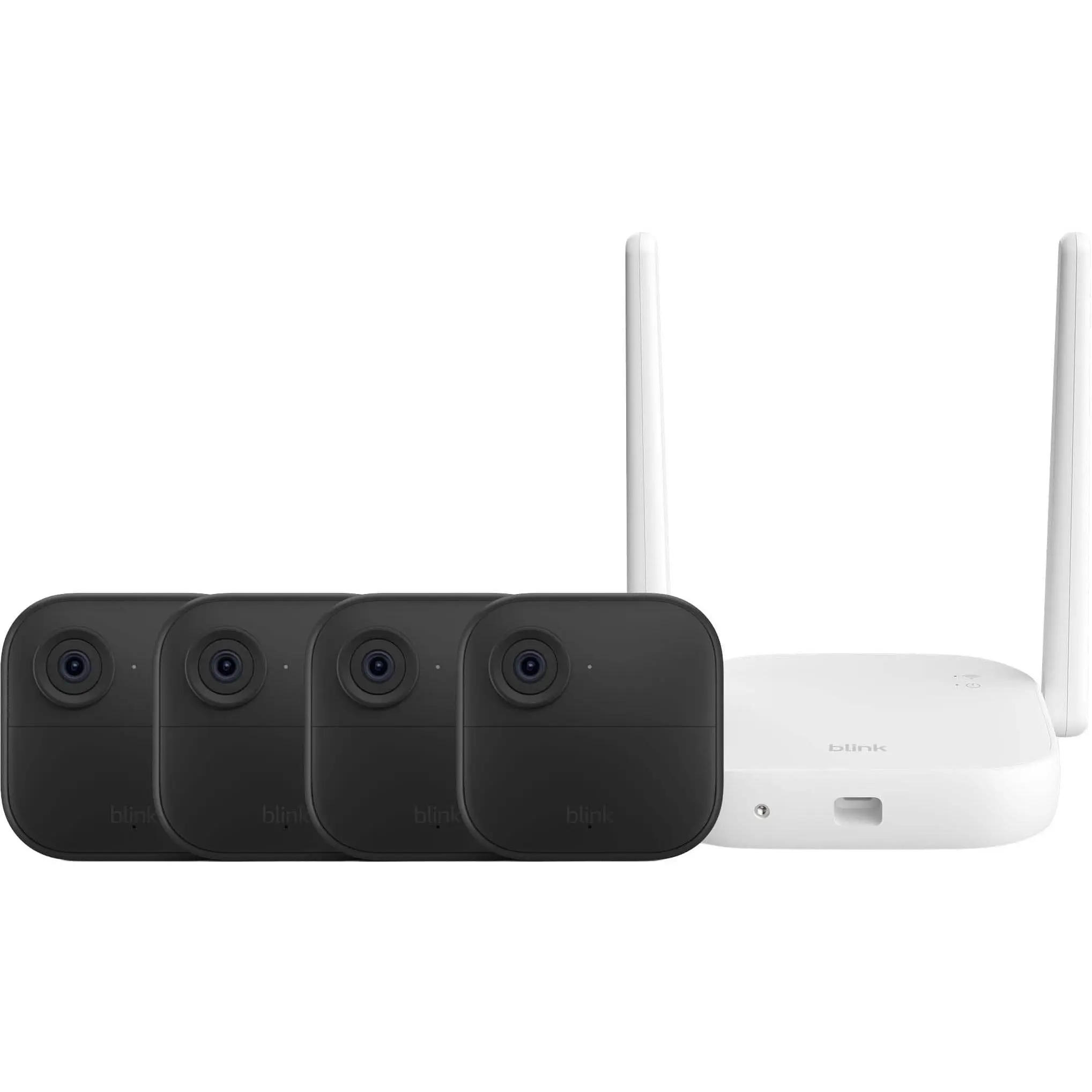 Blink - Outdoor XR - Extended Range Battery-Powered Outdoor 4 Camera with 10x security coverage - 4 camera system - Black