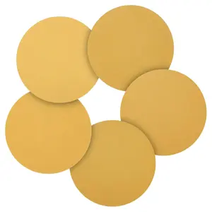 6 Inch No-Hole Sanding Discs Multi-Grit Hook and Loop 50Pcs Random Orbital Sandpaper Pads for Automotive Wood Furniture Finishing Superior Performance