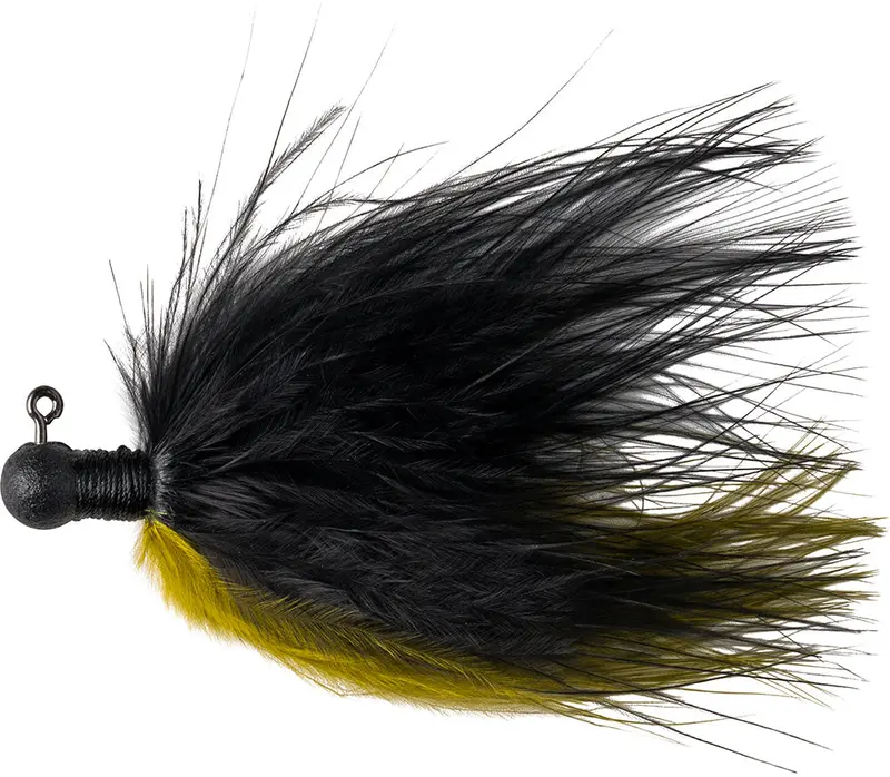 Wahoo 4 Jigs Marabou E Bucktail – Colori E Taglie Random Per La Pesca D'Altura (Wahoo, Serre)