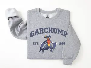 Garchomp Sweatshirt, Pkm Characters Sweatshirt, Anime Shirt
