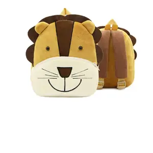 Lovely Small Backpack with Animals Pink Book Bag Hiking Backpack-2