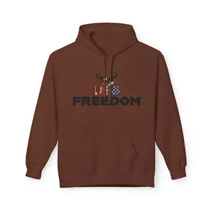 Tattered American Flag Freedom Hoodie | Distressed USA Flag Pullover