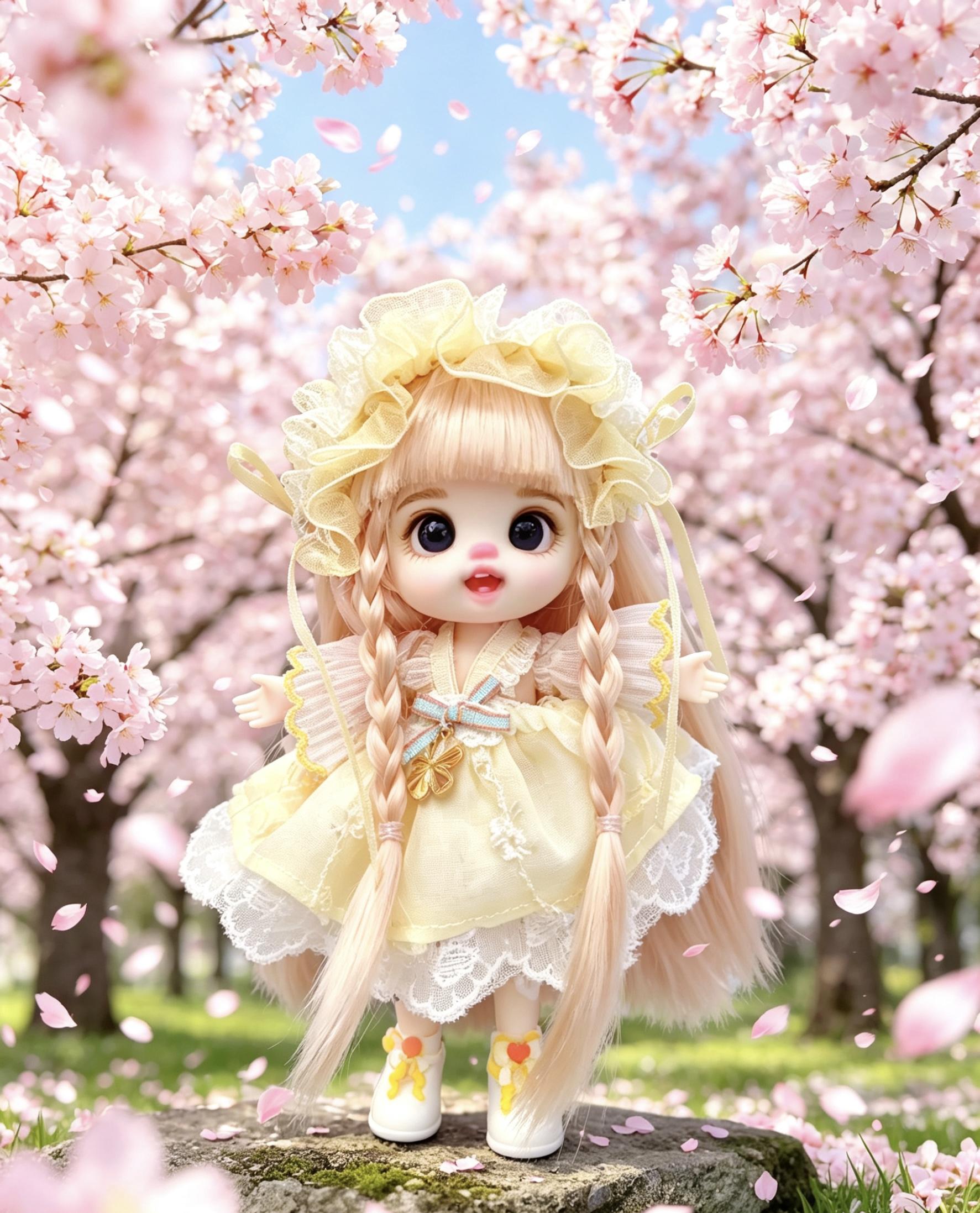 Lolifen Cute Pretty Girls Style Adorable Plush Doll Bag Charms