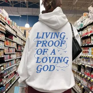 Living Proof Of A Loving God Hoodie, Christian Hoodies, Trendy Christian Hoodie, Jesus Hoodie, Christian Shirt For Women
