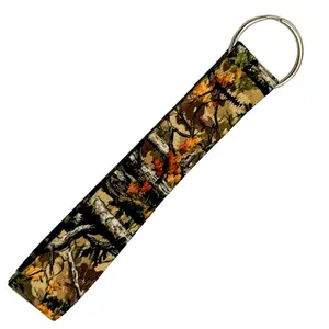 Camo Key Fob Wristlet Strap Keychain Durable Lightweight Perfect for Backpack or Purse Charm ForestVibesOnly
