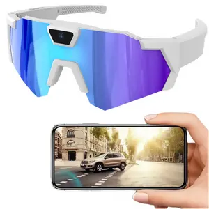 snow goggles New Sunglasses Camera DV Sports Recording Photo Camera Smart Outdoor Cycling Recorder with 1080P HD Video 12.0MP Photos & Polarized Lenses for Cycling & Sports