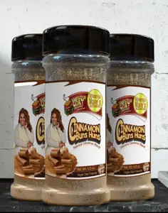 Elevate your baking with Cinnamon Buns Huns Cinnamon Blend. Perfect for cinnamon rolls, pancakes, pies, cobblers, favorite desserts and beverages. Gluten-free, natural spices. Adds sweet, aromatic flavor to all your creations!