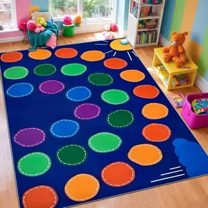 Dot Pattern Area Rug, 1 Count Non-slip Soft Floor Mat, Rectangle Home Decorative Carpet for Living Room Bedroom Nursery, Home Decor
