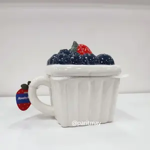 Target Bullseye's Playground Novelty Berry Basket Mug (NEW)