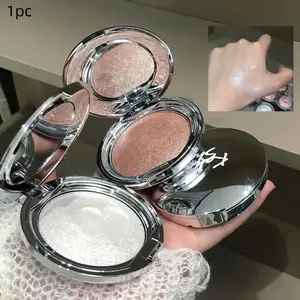 Starlight Shattered Diamond Highlighter Cream, light and delicate, with sparkling pearl highlights, silky and easy to apply, creating a natural, dimensional, and radiant makeup look, suitable for everyday, work, and date makeup - perfect for beginners,