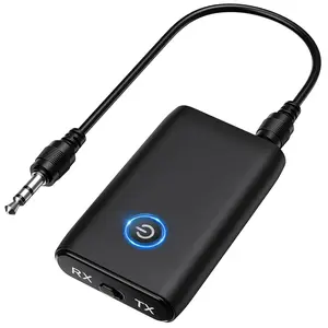 Aux  Adapter for , 2 in 1  Transmitter Receiver, Portable  Adapter, 3.5mm Aux Audio Receiver   Audio System/Headphone/Speaker