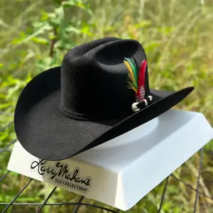 LARRY MAHAN´S 6X REAL BLACK COWBOY HAT