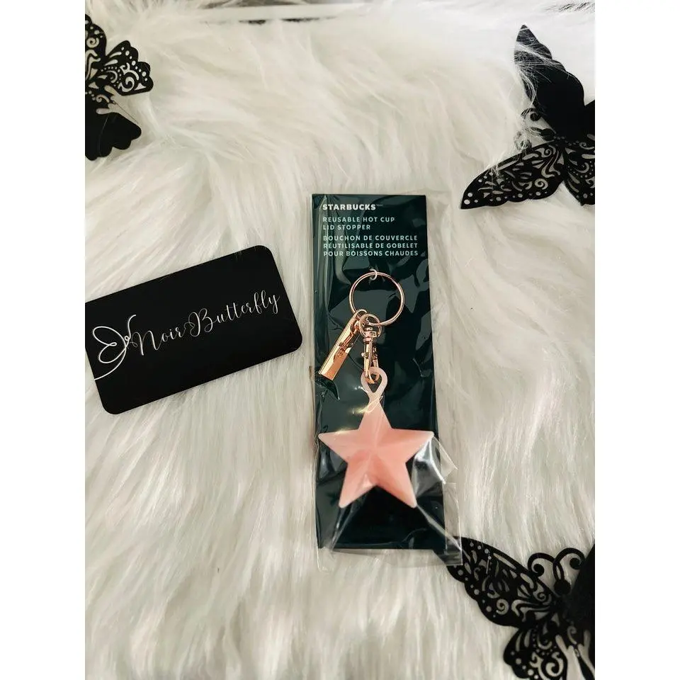 2023 Christmas Collection AUTHENTIC NEW STARBUCKS Star Keychain Drink Stopper ***Limited Edition Holiday**