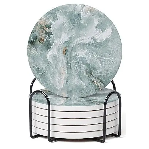Abstract Green Marble