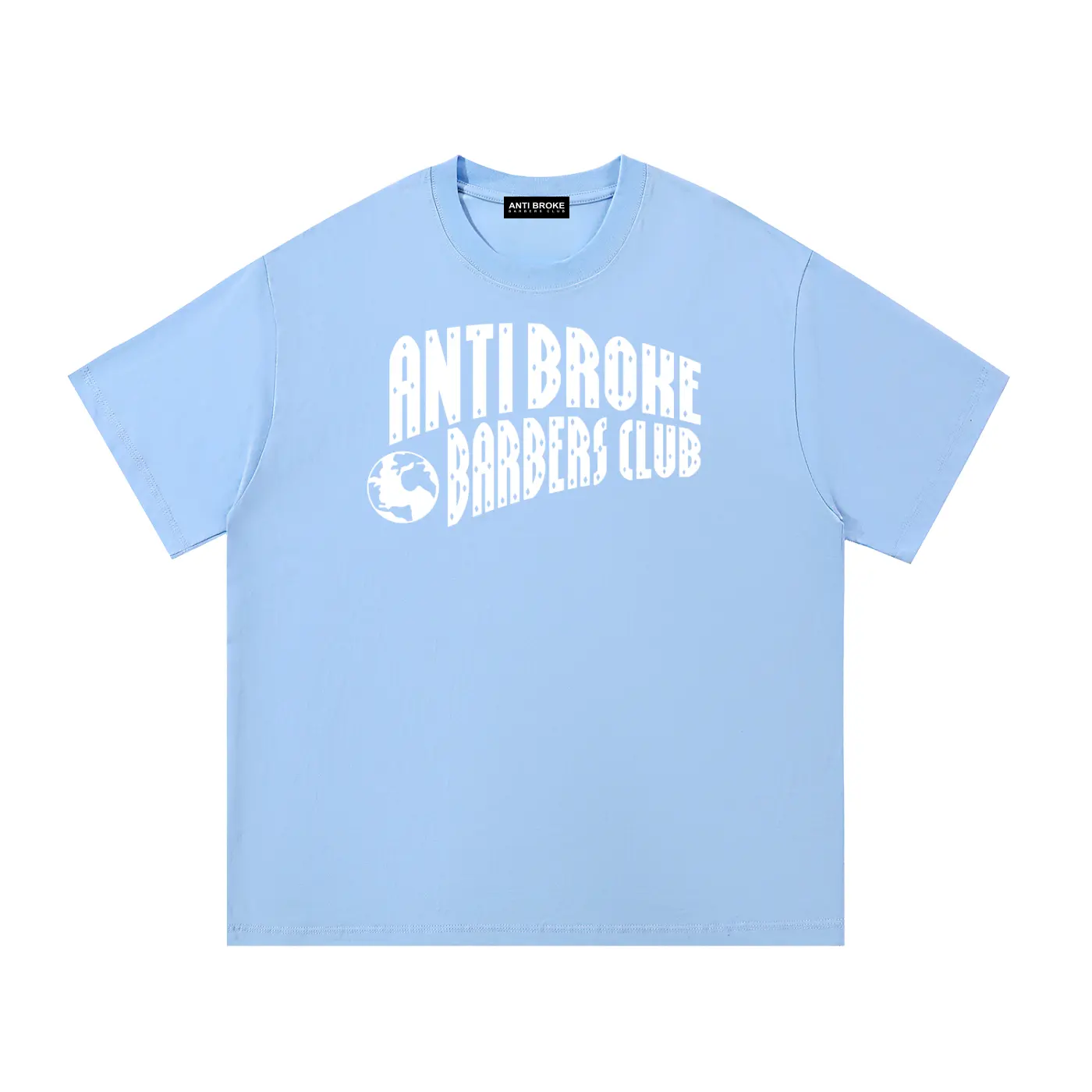 BBC Tee - Powder Blue/White