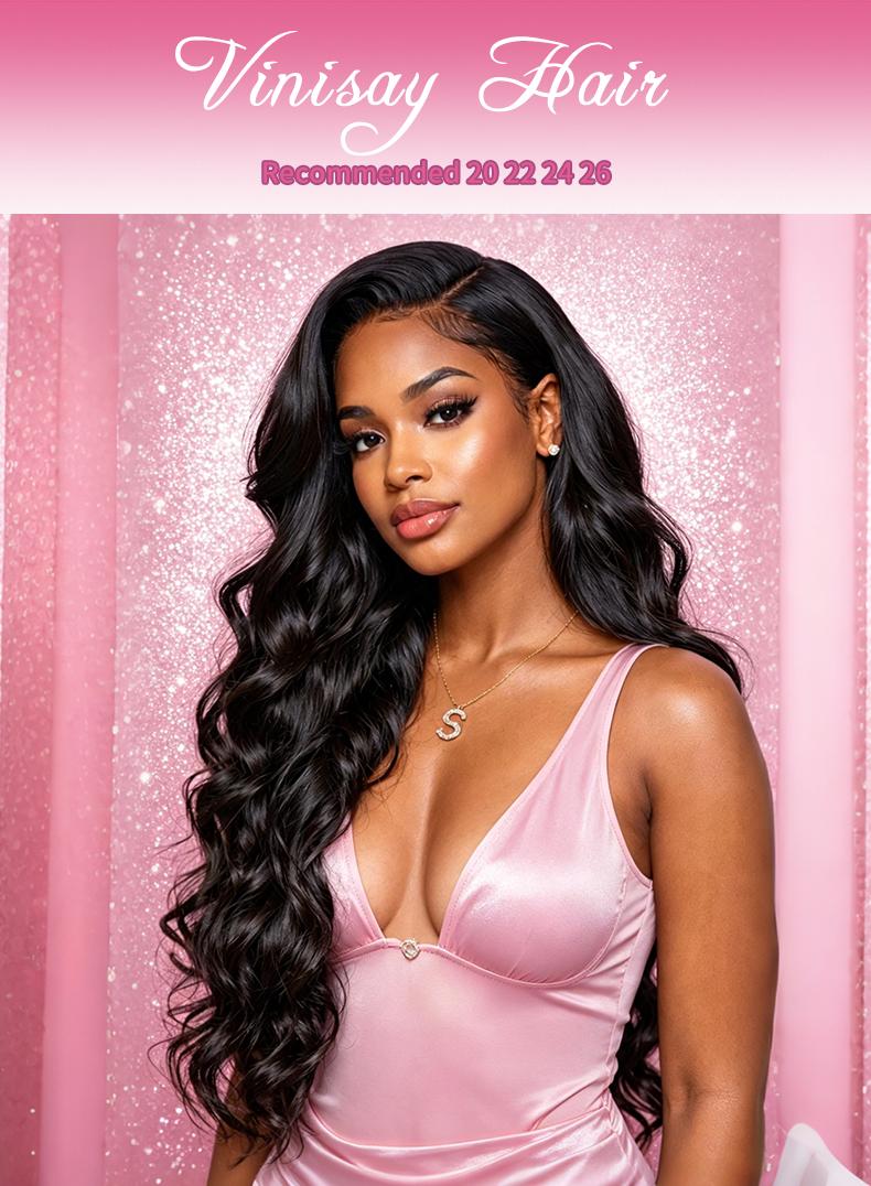 Vinisay 12A Human Hair Bundles Body Wave Straight Bundles Human Hair 100% Unprocessed Brazilian Virgin Hair Quick Weave Sew in Extensions Natural Black