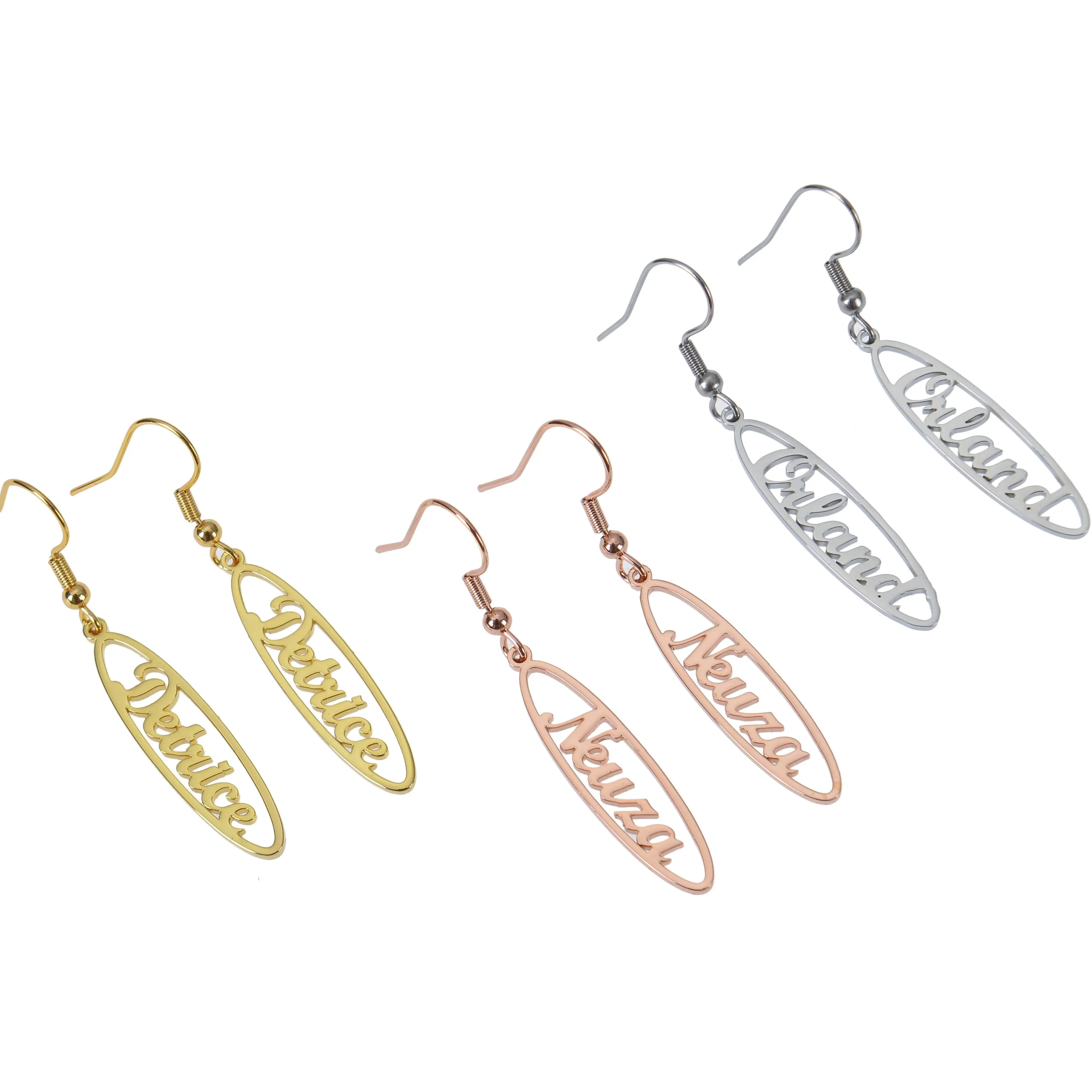 Personalized Name Drop Earrings
