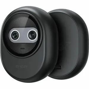EMEET Piko Black Webcam with Tripod and USB-C Cable – Retail Pack