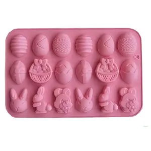 Easter Bunny & Egg Silicone Mold