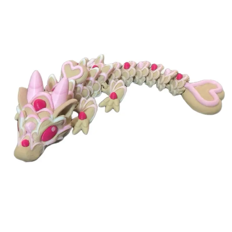 Heart cookie dragon