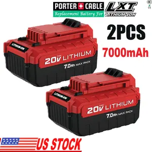 New 8.0Ah 20 Volt Lithium-Ion Battery for PORTER CABLE 20V Max countC680L countC685L 7.0