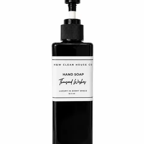 Luxury Household Hand Soap - 8.5oz Fragrance Oils Infused Highly Scented Cleanser, Long-Lasting for Kitchen/Bath/Guest Spaces, Floral & Citrus Signature Scents, Ideal for Gifting