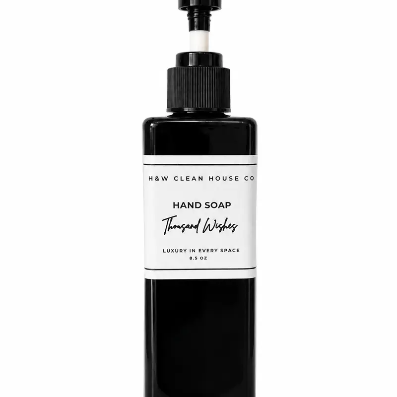 Luxury Household Hand Soap - 8.5oz Fragrance Oils Infused Highly Scented Cleanser, Long-Lasting for Kitchen/Bath/Guest Spaces, Floral & Citrus Signature Scents, Ideal for Gifting