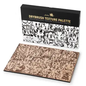 Golden Maple Drybrush Texture Palette - Warhammer & Tabletop Miniatures