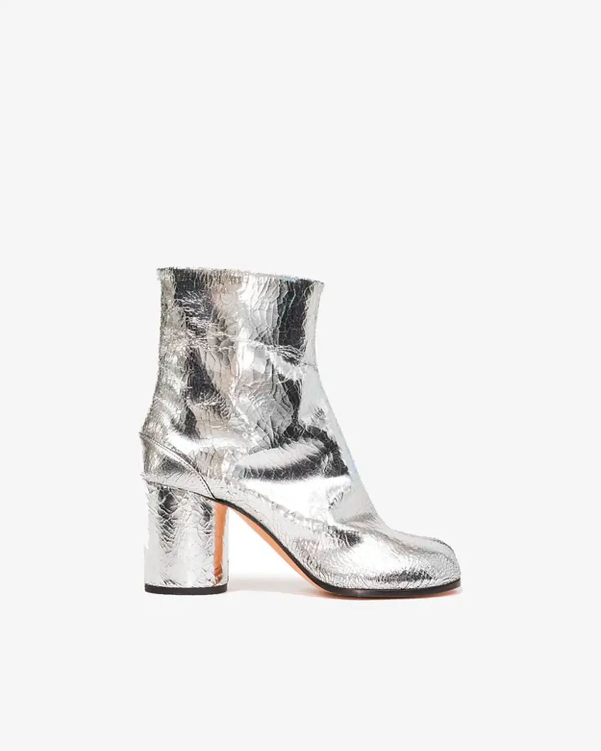 Tabi Ankle Boots Silver