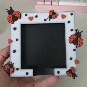 3D Printed Ladybug Post-it Holder with Adorable Bug Accents for Organized Notes and Memos