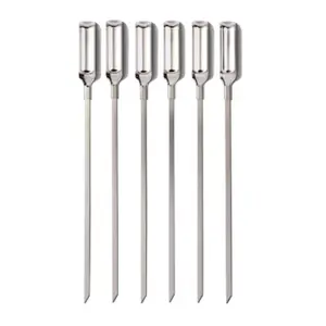 6pc Grilling Skewer Set Includes set of 6 reusable skewers for grilling