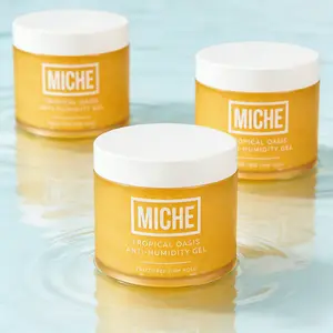 MICHE Beauty Tropical Oasis Anti-Humidity Frizz Fighting Hair Gel 8.8 oz Firm Hold for Curly Coils & Wavy Hair Alcohol-Free Formula Haircare