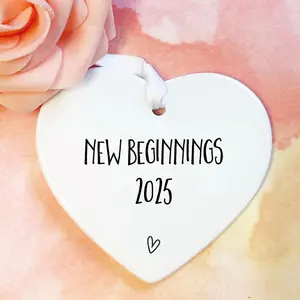 1 pc, Ceramic Product, Modern Elegant Decoration, New Beginnings 2025, New Beginnings, New Home Keepsake, New Home Gift, New Life, New Job