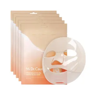 [Dr.Ceuracle] Vegan Kombucha Tea Essence In Gel Mask (5ea) - Kombucha tea Extract, Ceramide NP, Niacinamide, Deep Hydrating
