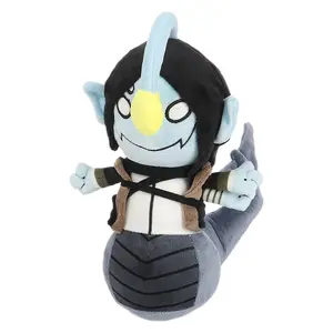 27Cm/10.62Inch Pressure Sebastian Solace Soft Toy Sea Creature Plush Doll Aquatic Animal Sea Monster Stuffed Toy Birthday Celebration Present