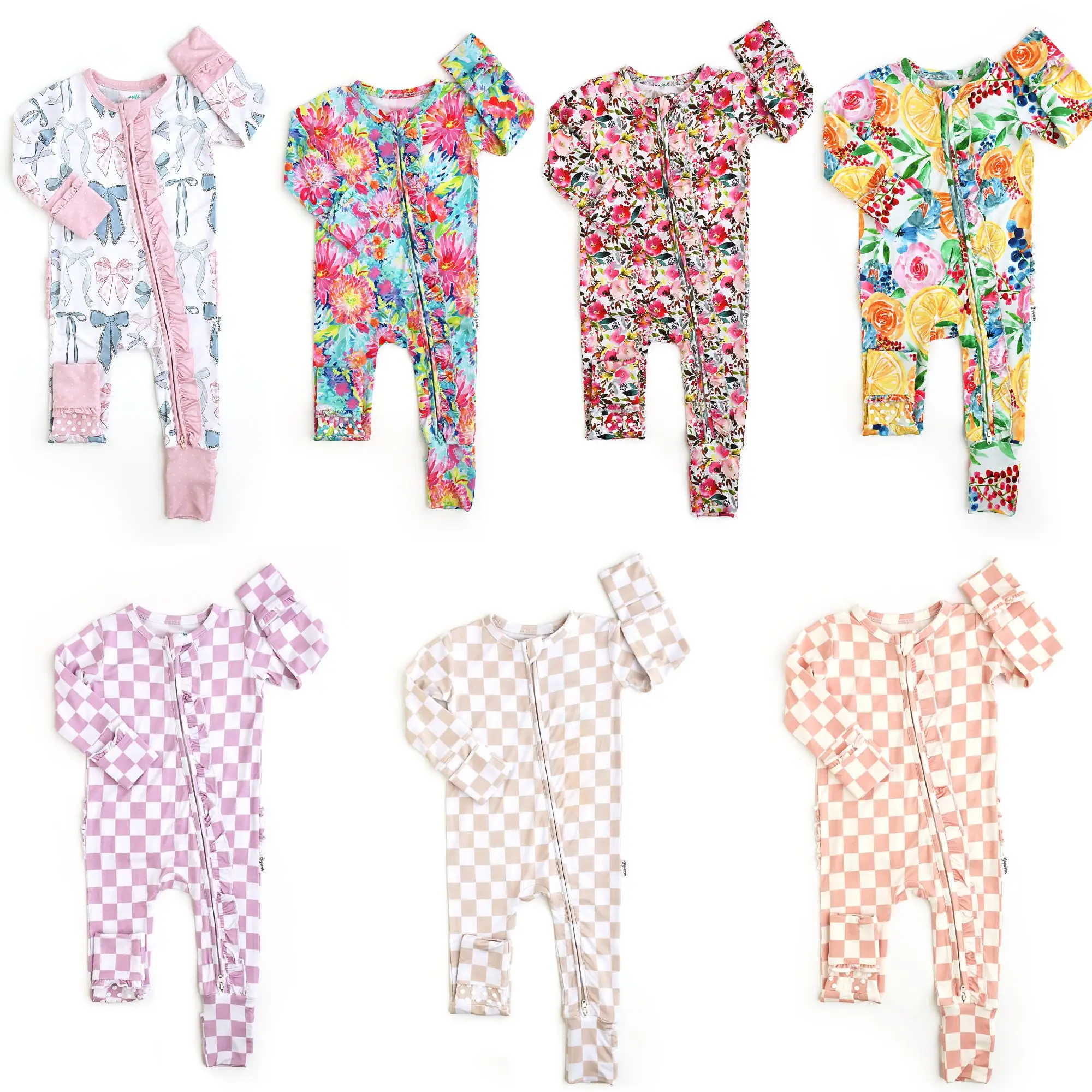 Classic ZIPS Bamboo Baby Two Way Zip Gigi and Max