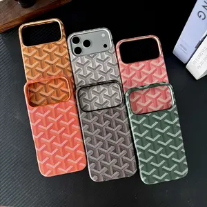New Leather Magnetic Phone Case for iPhone 16/17 Pro Max - Velvet-Lined Interior, Stylish Shockproof Protection, Tech Accessories Casing for Mobile Devices, Plus Cellphone Screen Protector