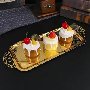 Rectangular Star Handle Tray, Nordic Simple Style, Edge Craftsmanship, Anti-Slip Hollow Grip, Perfect for Bff Gatherings & Birthday Gifts