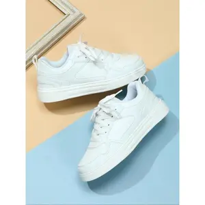 Men's Fashionable Patchwork Lace Up Low Top Sneakers, Casual Comfortable Breathable Sports Shoes, Trendy All-match Sneakers for Daily Wear