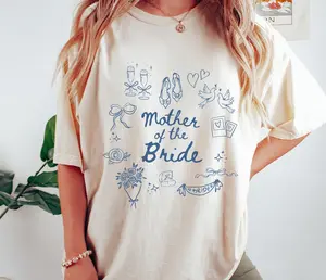 Comfort Colors Mother Of The Bride Shirt, Getting Ready Outfit Mom Of Bride Shirt For Bride Mom Wedding Merch Mob Shirt Mob gift