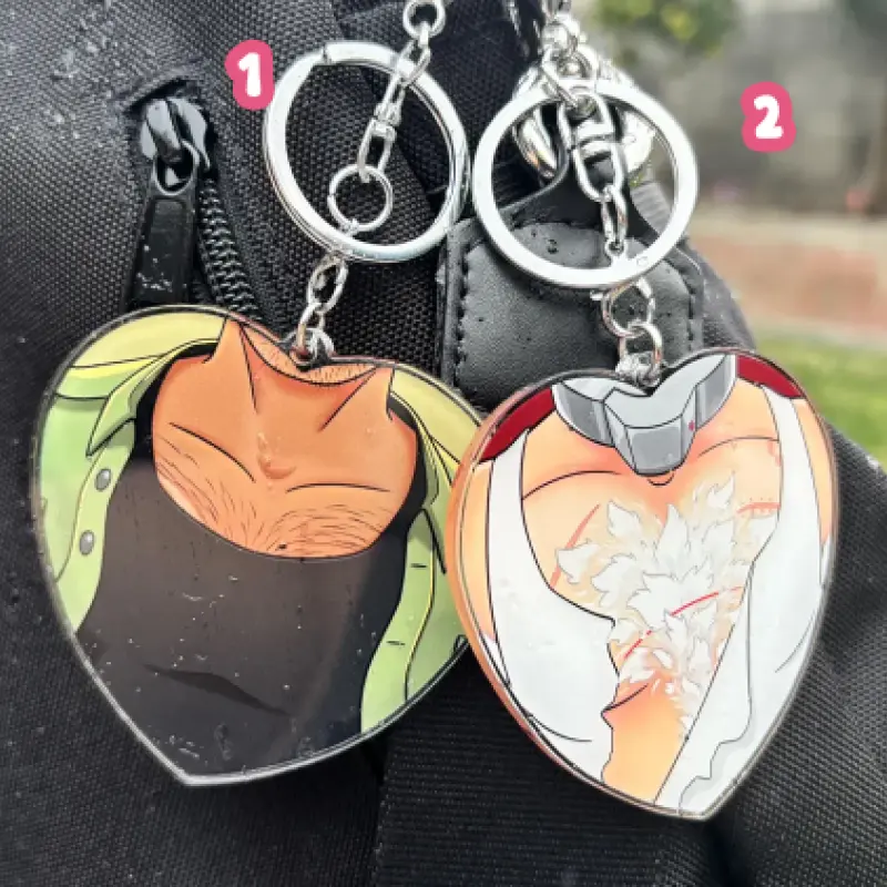 Strade & Ren Chest Keychain (YKMET / BTD)