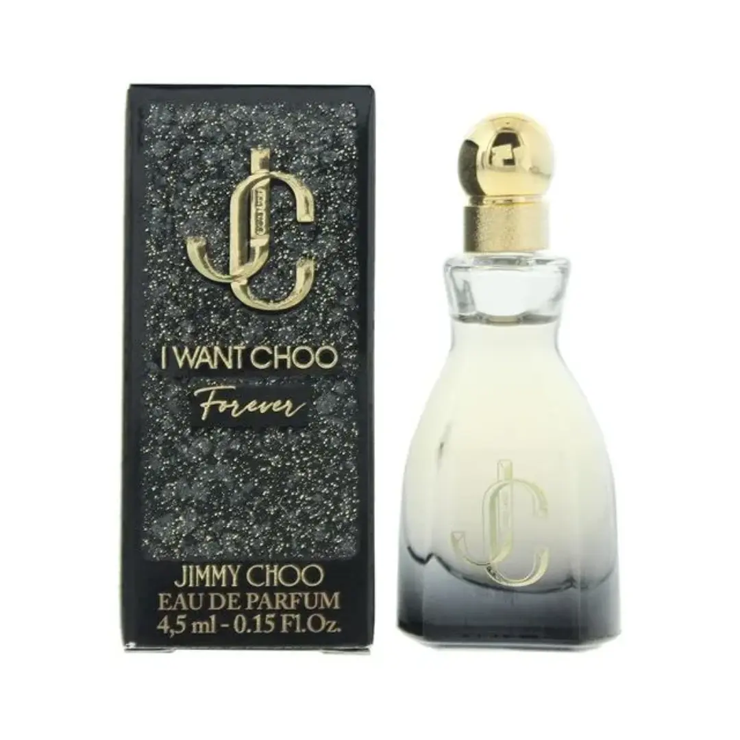 Jimmy Choo Forever Eau de Parfum Mini Vial For Women 4.5ml | Luxury Women's Floral Fruity Perfume Travel Size | Long-Lasting Designer Fragrance