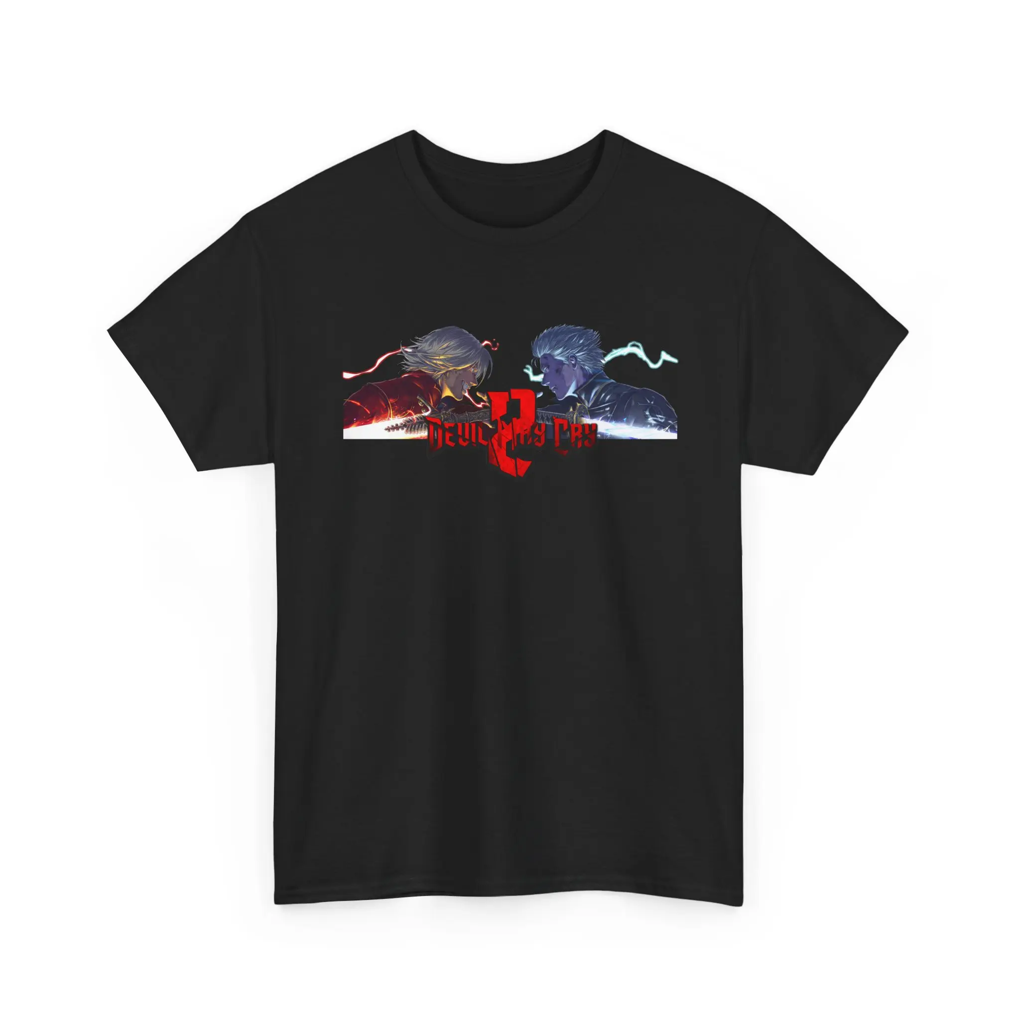 Devil May Cry S2 T-Shirt, Dante x Vergil Game Merch